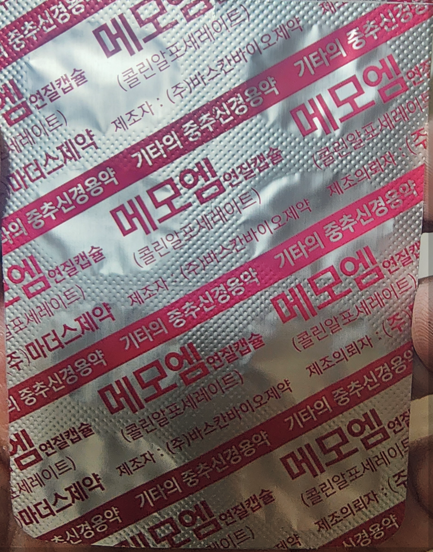 기억력 메모엠 얌