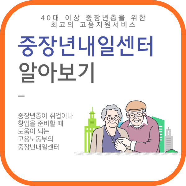 고용노동부의 중장년 내일센터
