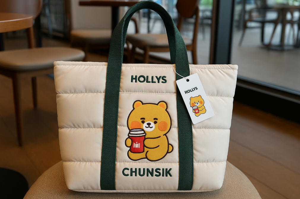 할리스 춘식이 패딩백 실물 후기, 이거 꼭 사야 하나?