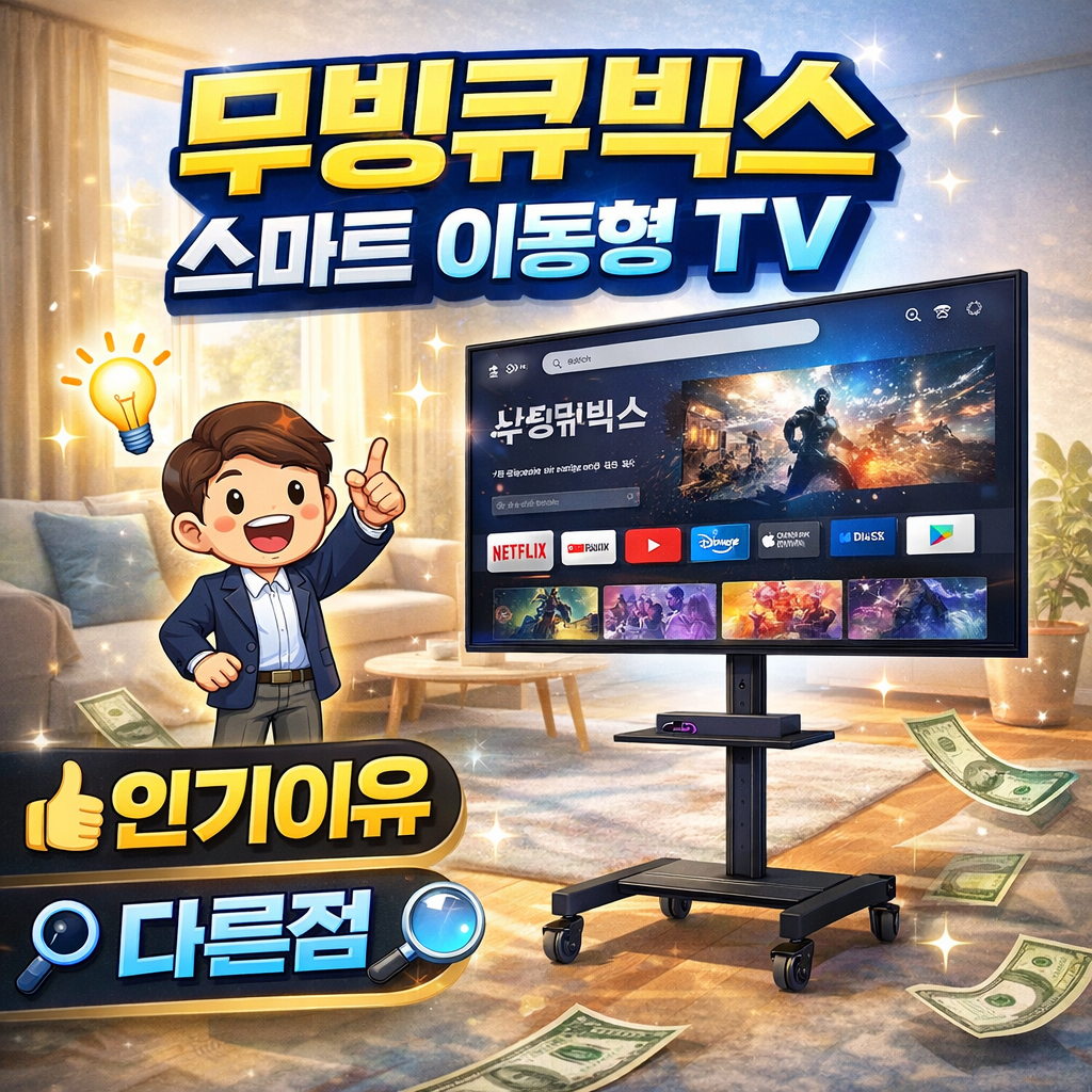 무빙큐빅스 스마트 4K UHD QLED 43인치 구매하러 가기