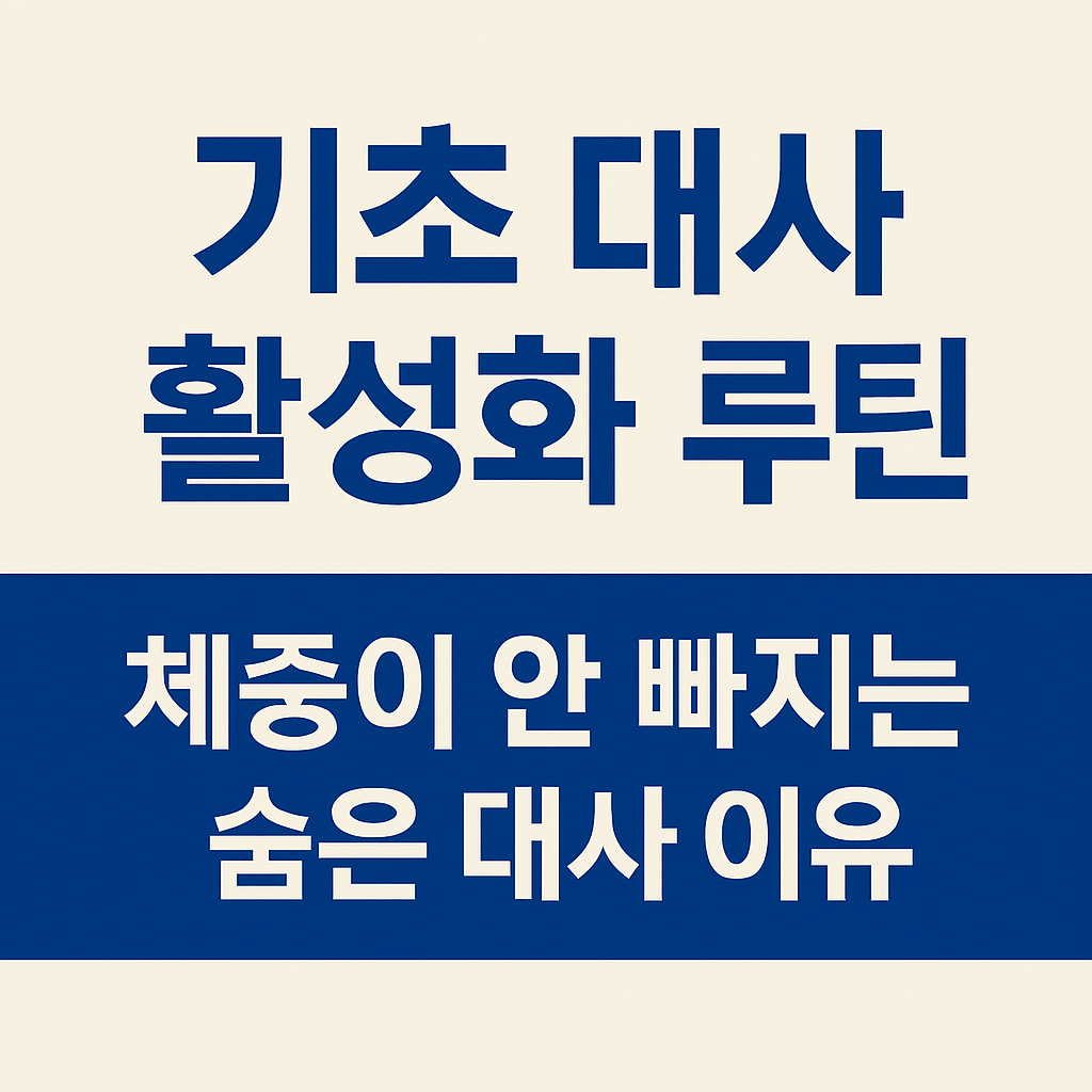 기초 대사 활성화 루틴