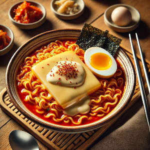 치즈불닭라면
