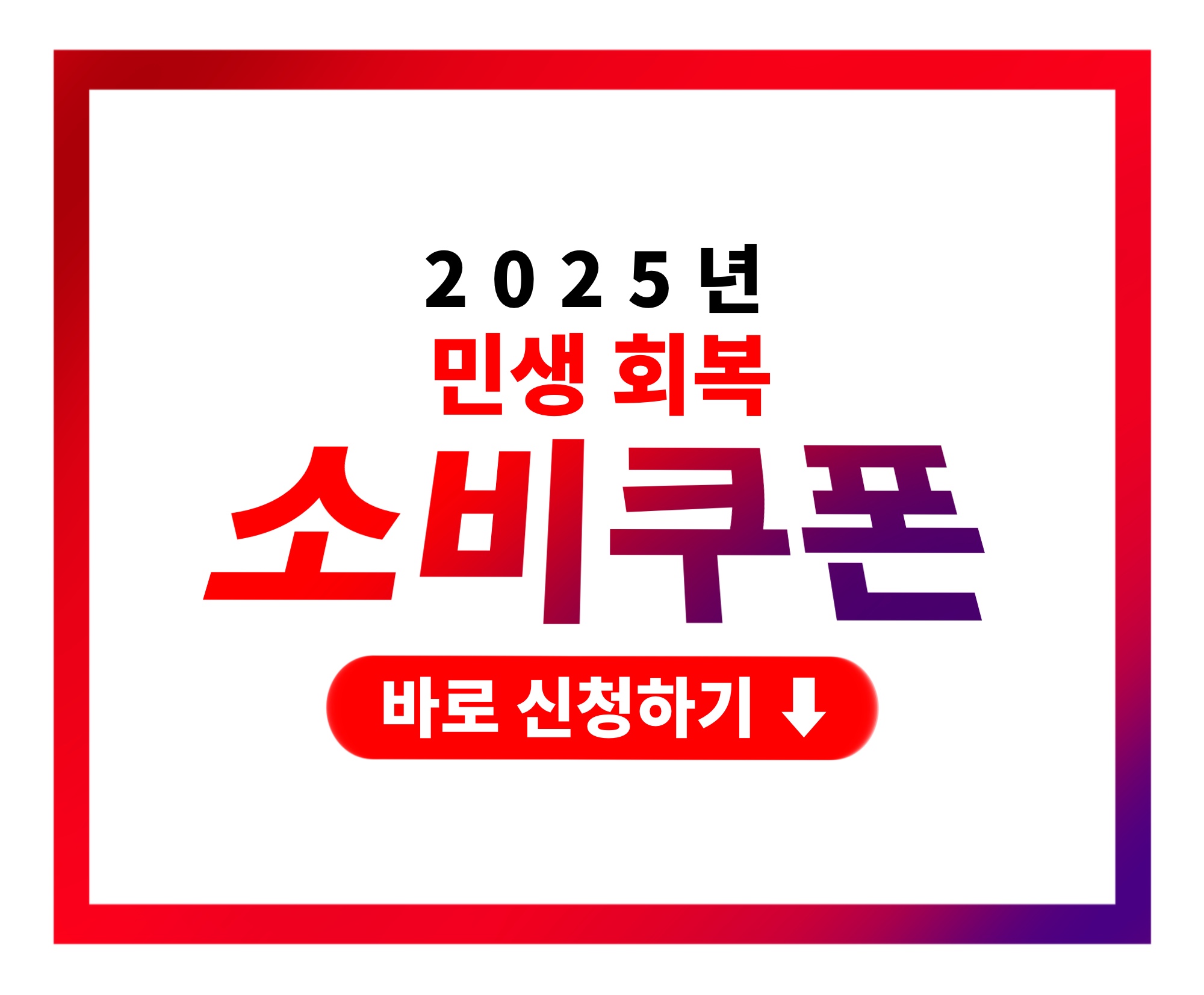 민생회복 소비쿠폰 신청방법