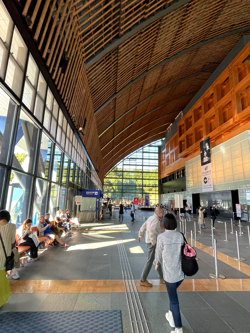 규슈국립박물관 4층까지 대공간3