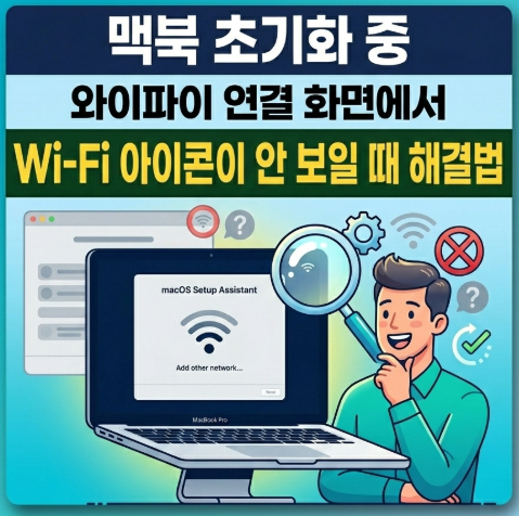 맥북-초기화-와이파이문제