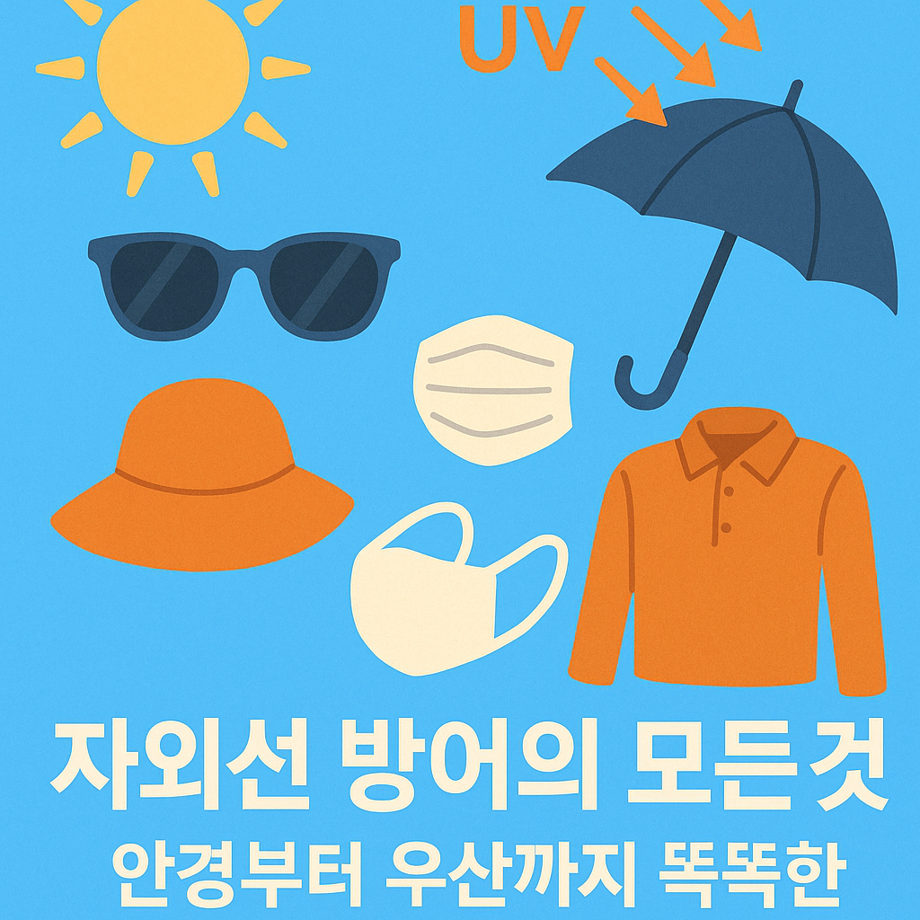 자외선 방어의 모든 것: 안경부터 우산까지 똑똑한 선택 가이드