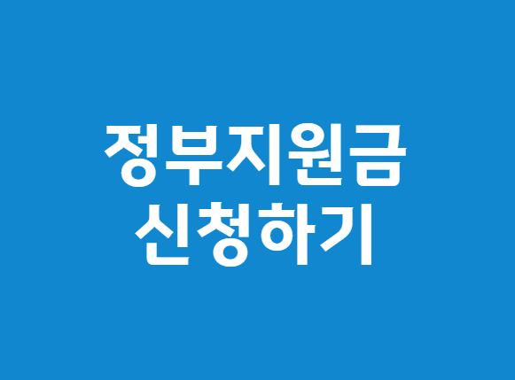 정부지원금신청하기