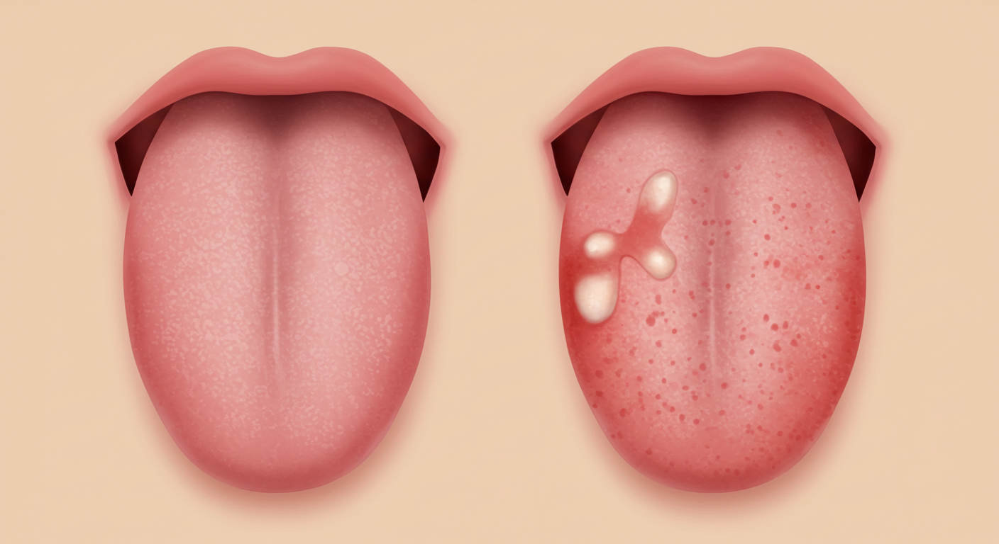 백반증&amp;#44; 입안궤양&amp;#44; 혀무늬