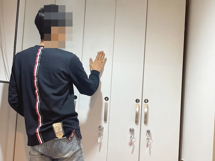 개인-락커룸-세척중