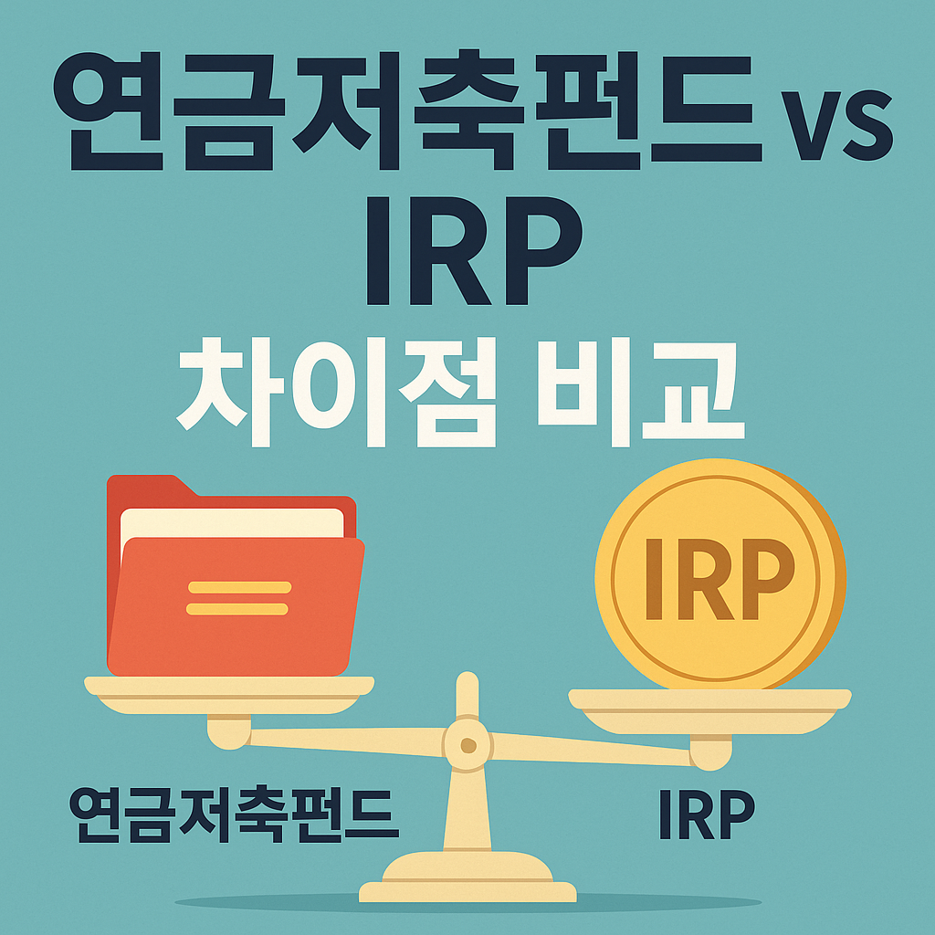 연금저축펀드 vs IRP