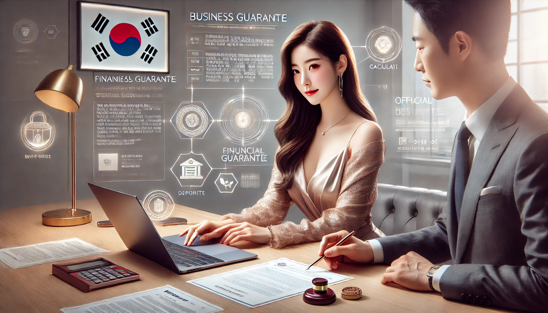 보험대리점 영업보증금 예탁하는 이미지