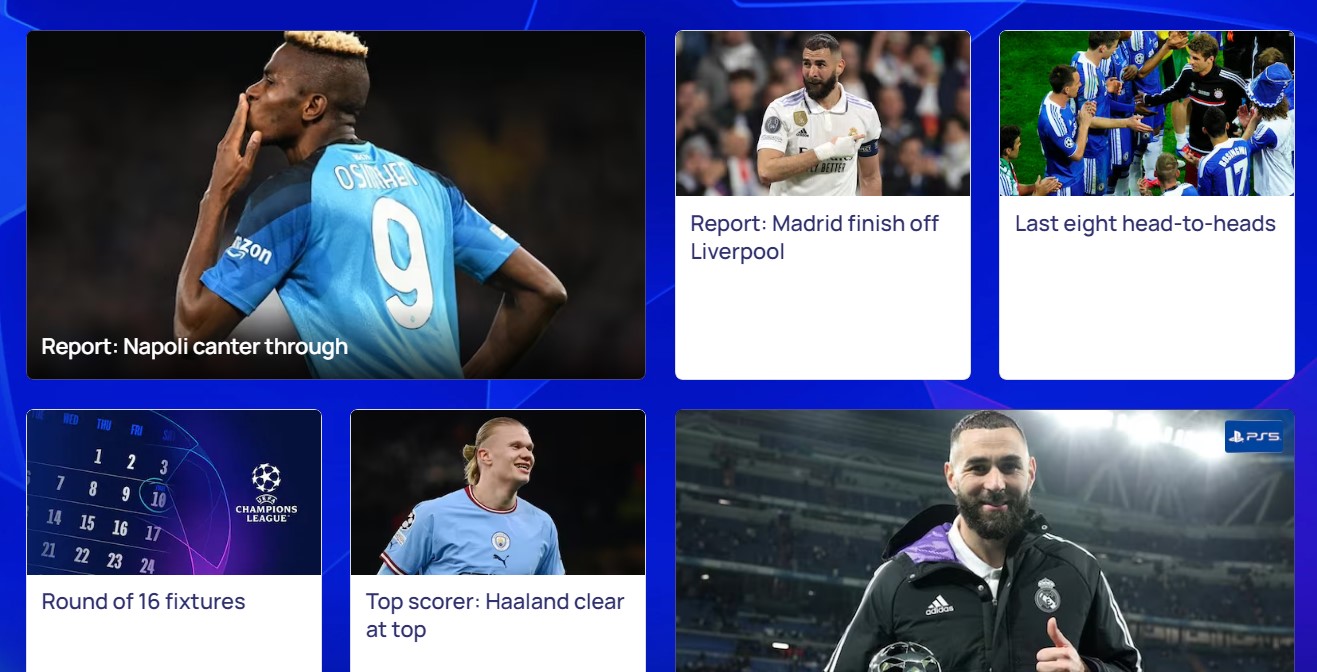 챔스 8강 대진표 일정