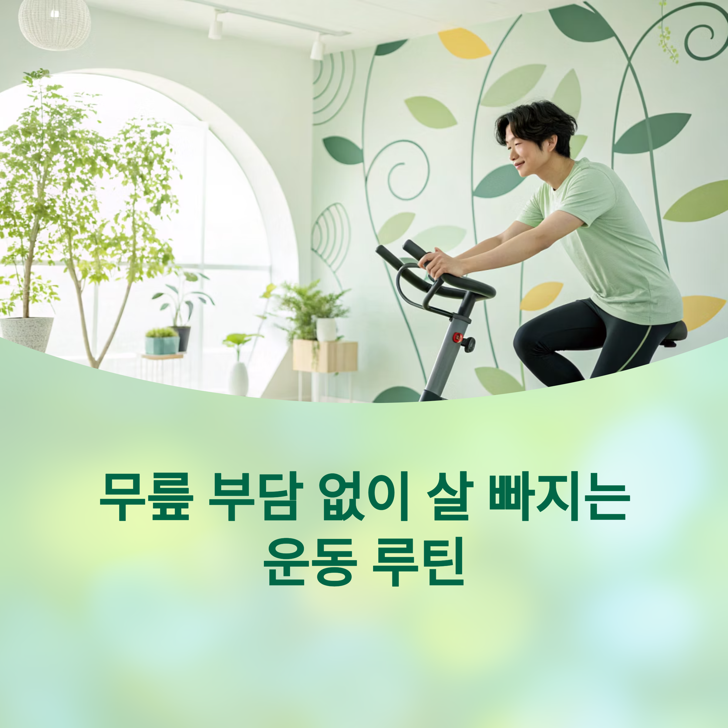 무릎 부담 없이 살 빠지는 운동 루틴: 관절 보호하며 체지방 줄이는 법에 대한 이미지