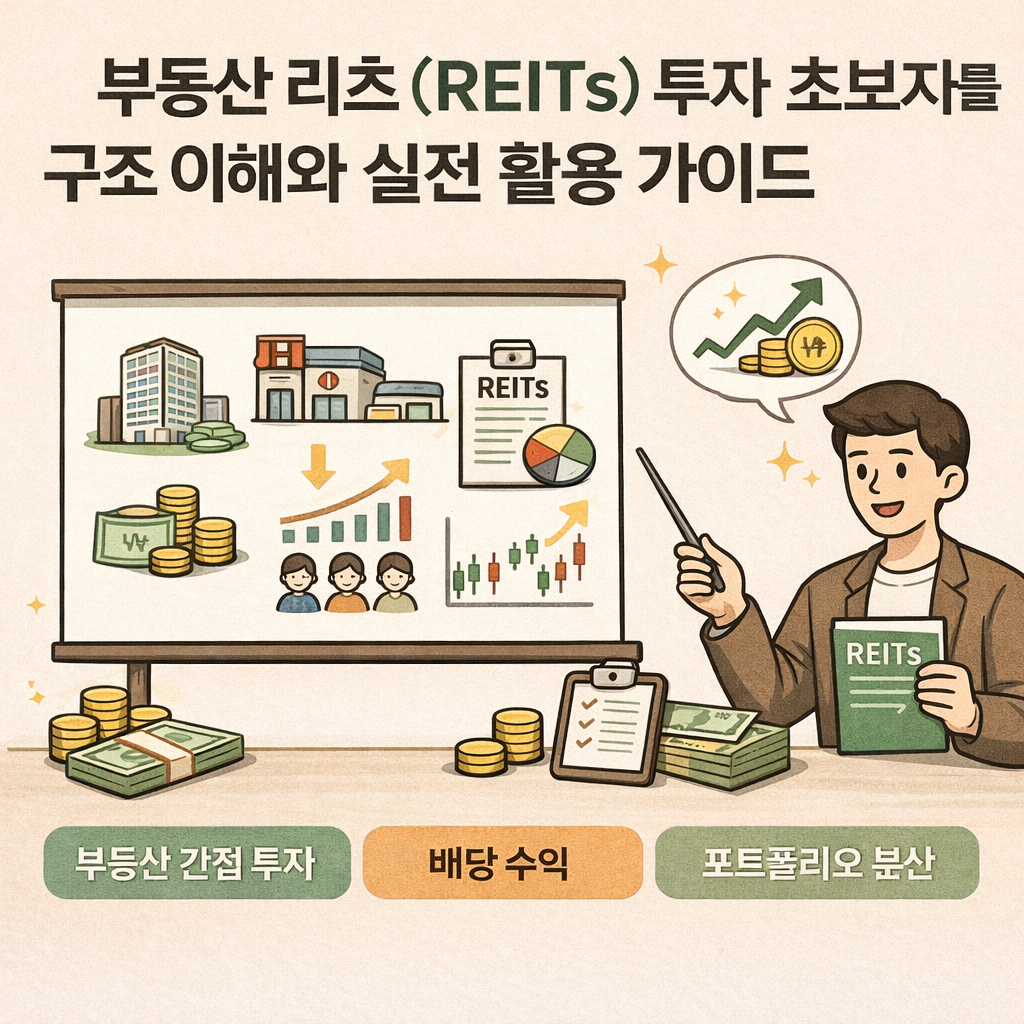 브동산 리츠 투자 가이드 인포그래픽