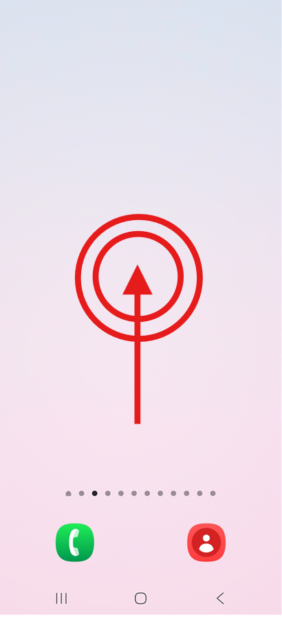 방법 9: 바탕화면 빈 공간 길게 누르기