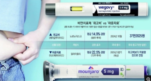 마운자로 vs 위고비