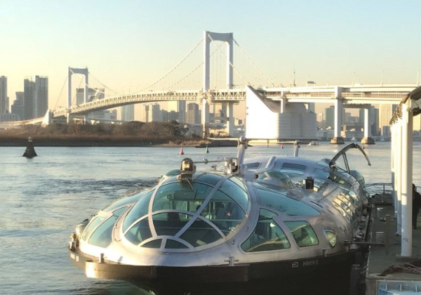 도쿄 수상버스 아사쿠사 오다이바 히미코 미즈베라인 예약