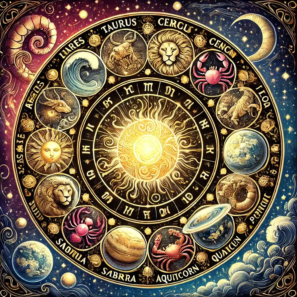 황도 12궁과 태양계 10행성