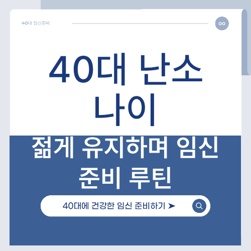 40대 난소나이 임신하는 방법