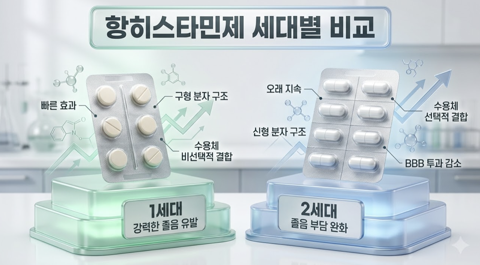한눈에 비교하는 세대별 대표 성분 표
