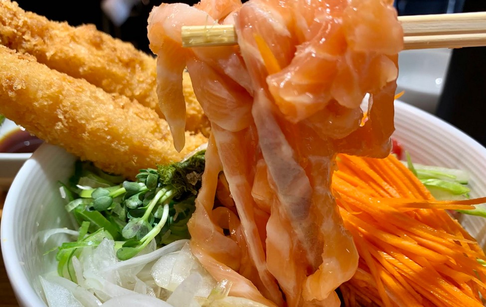 연어국수와 카이센동