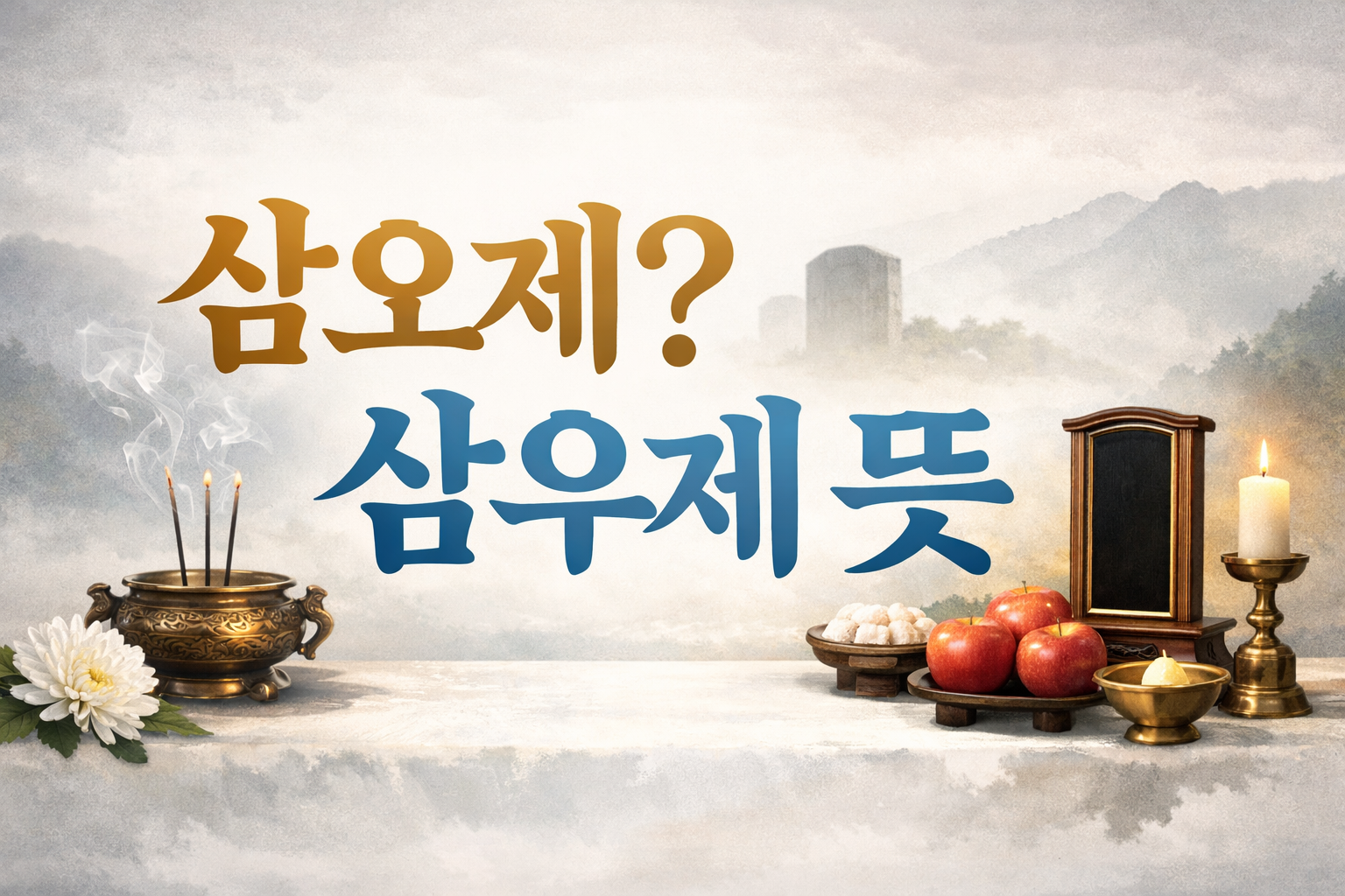 삼오제? 삼우제