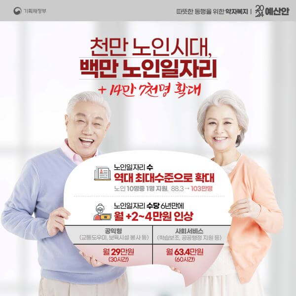 2024년 노인(어르신)지원 정책 복지 정책 