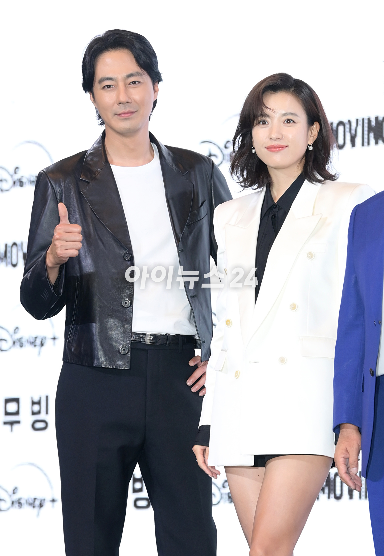 배우 한효주가 3일 오후 서울 강남구 그랜드 인터컨티넨탈 서울 파르나스에서 진행된 디즈니+ 새 오리지널 시리즈 '무빙' 제작발표회에 참석하고 있다. [사진=정소희 기자]