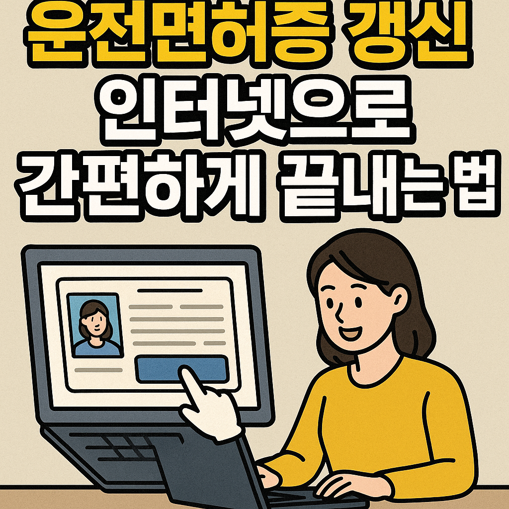 운전면허증 갱신 인터넷으로 간편하게 끝내는 법 (2025년 최신)