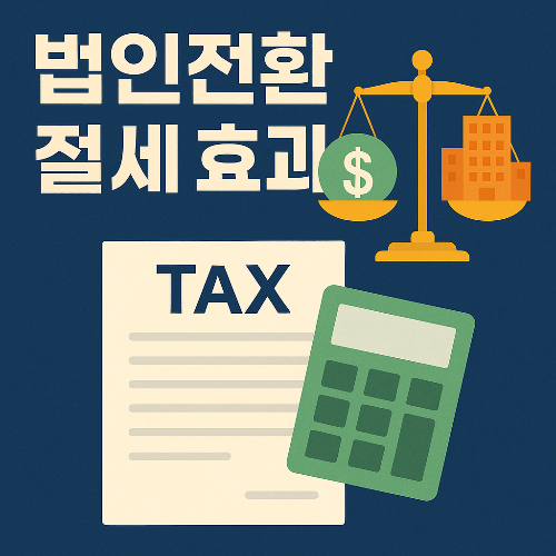 법인전환 절세 효과