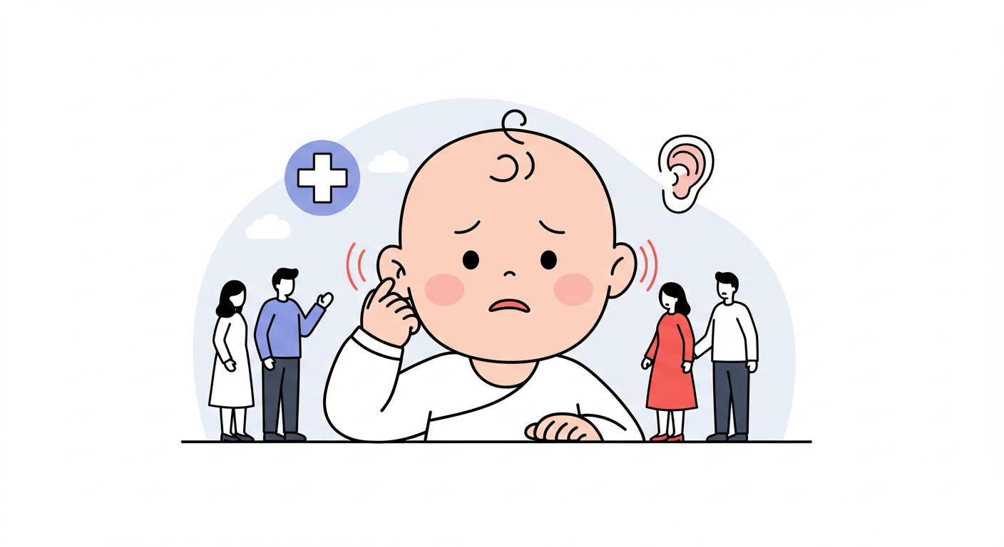 아기 중이염 부모 필독 (중이염, 고막, 병원)