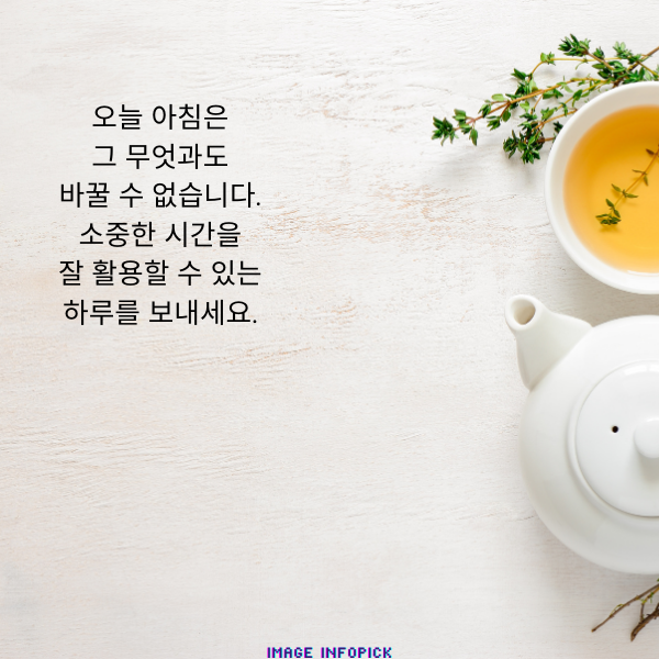 아침 인사로 좋은 글 이미지 아침 인사말 문구 모음