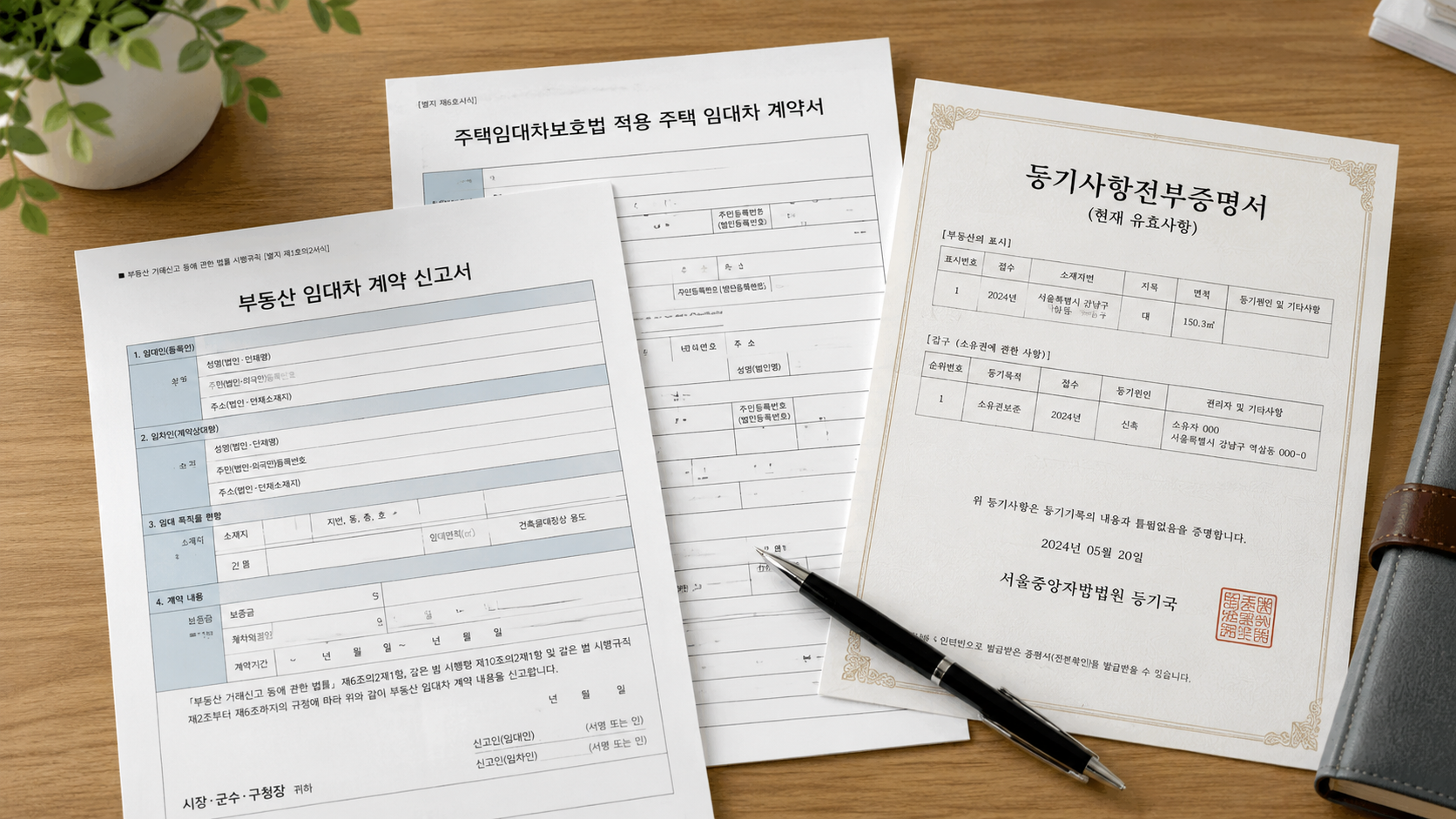 토지거래허가신청 서류 일체