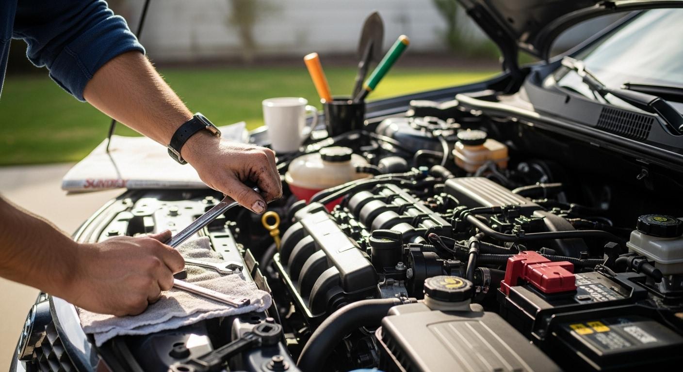 자동차 점검소 일요일