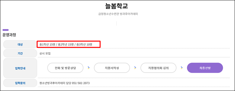 부산늘봄학교-운영