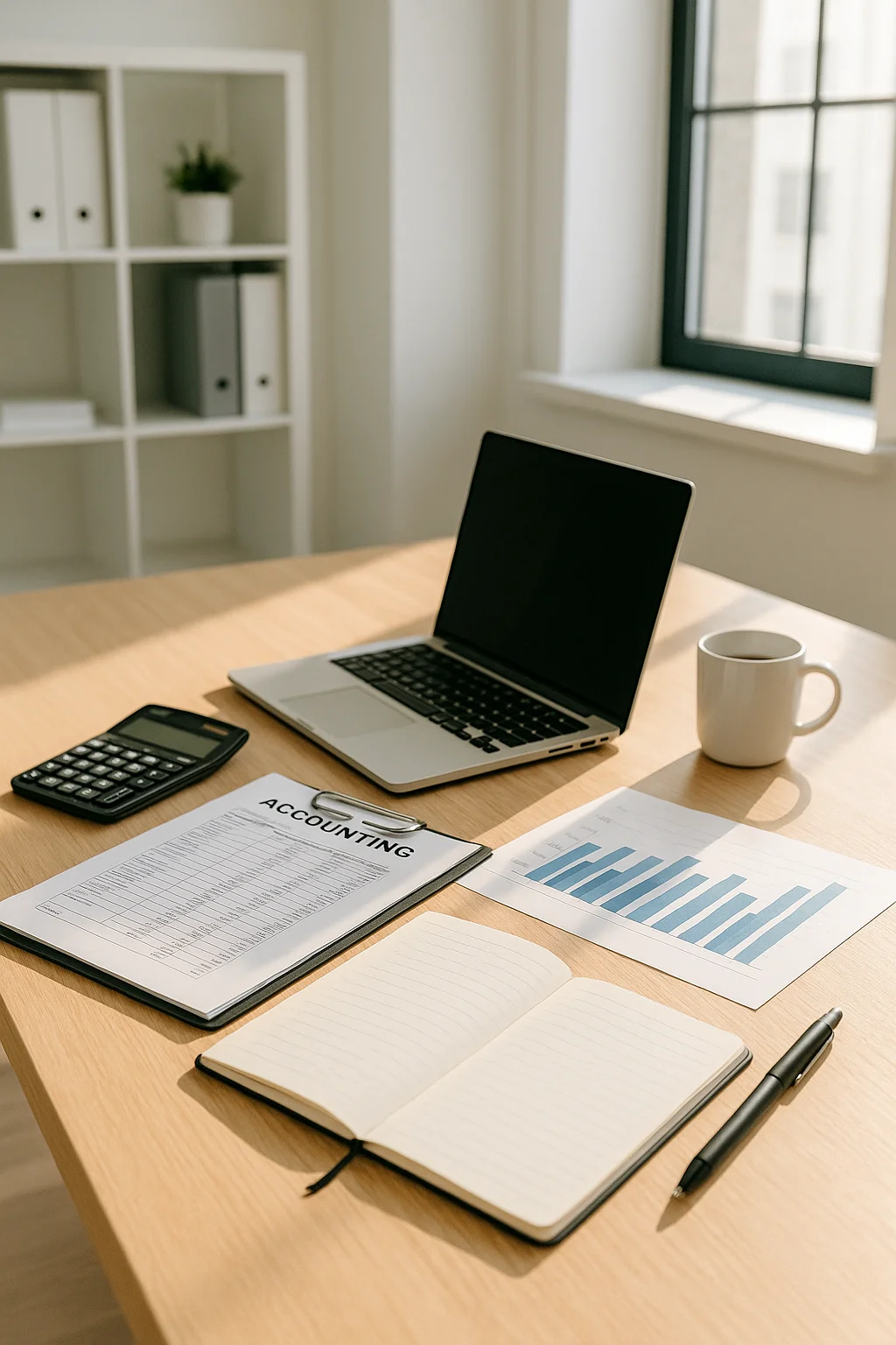 미니멀한 오피스 이미지, 회계 문서 배경 디자인 고민 끝! AI 이미지 프롬프트 100% 활용법