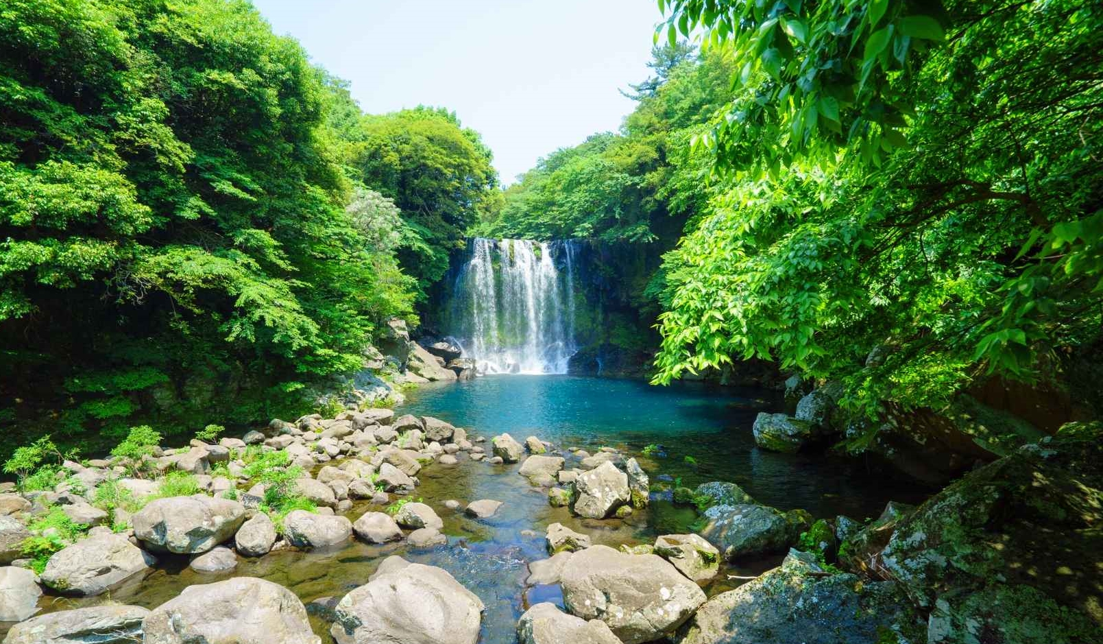 제주 천제연폭포
