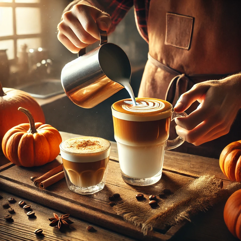 가을과 어울리는 커피 레시피: 호박 스파이스 라떼 만들기
