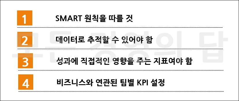 KPI 설정 시 흔히 저지르는 실수와 피하는 방법