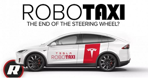 테슬라의 로보택시 그림