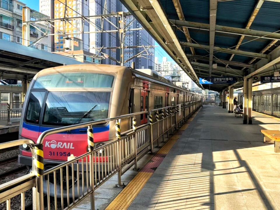 철도 지하화 사진