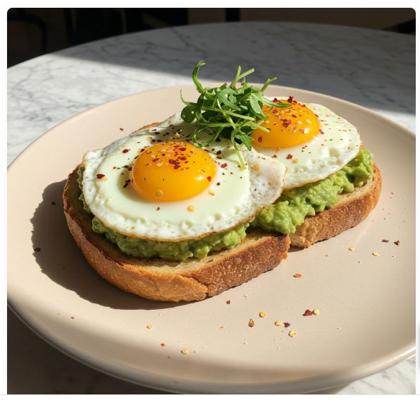 에그 아보카도 토스트