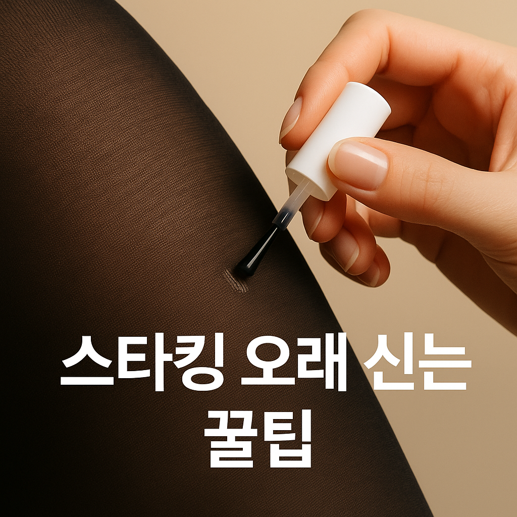 스타킹 오래 신는 비밀 🧦 올 나감 없이 관리하는 꿀팁