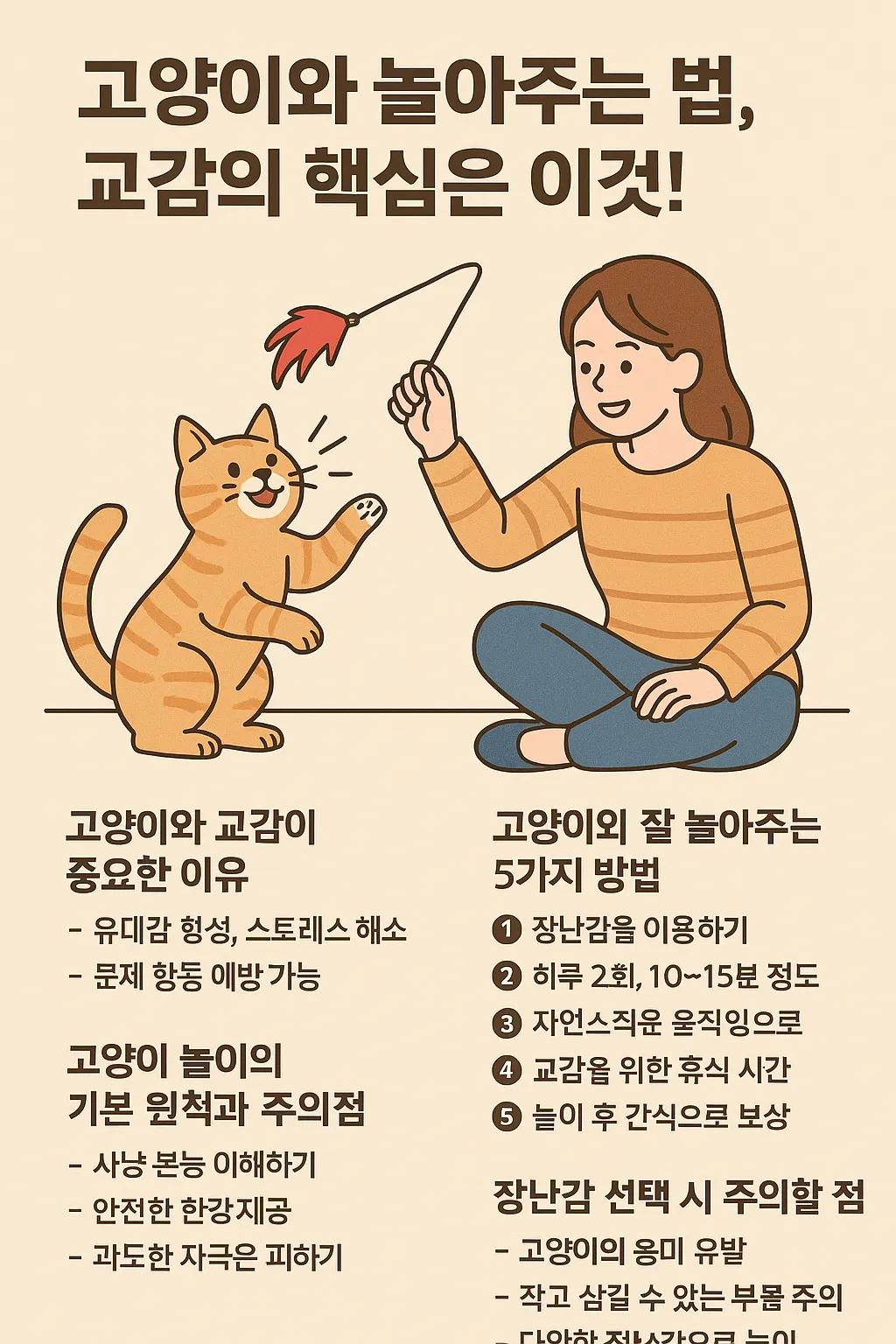 고양이와의 올바른 놀이법