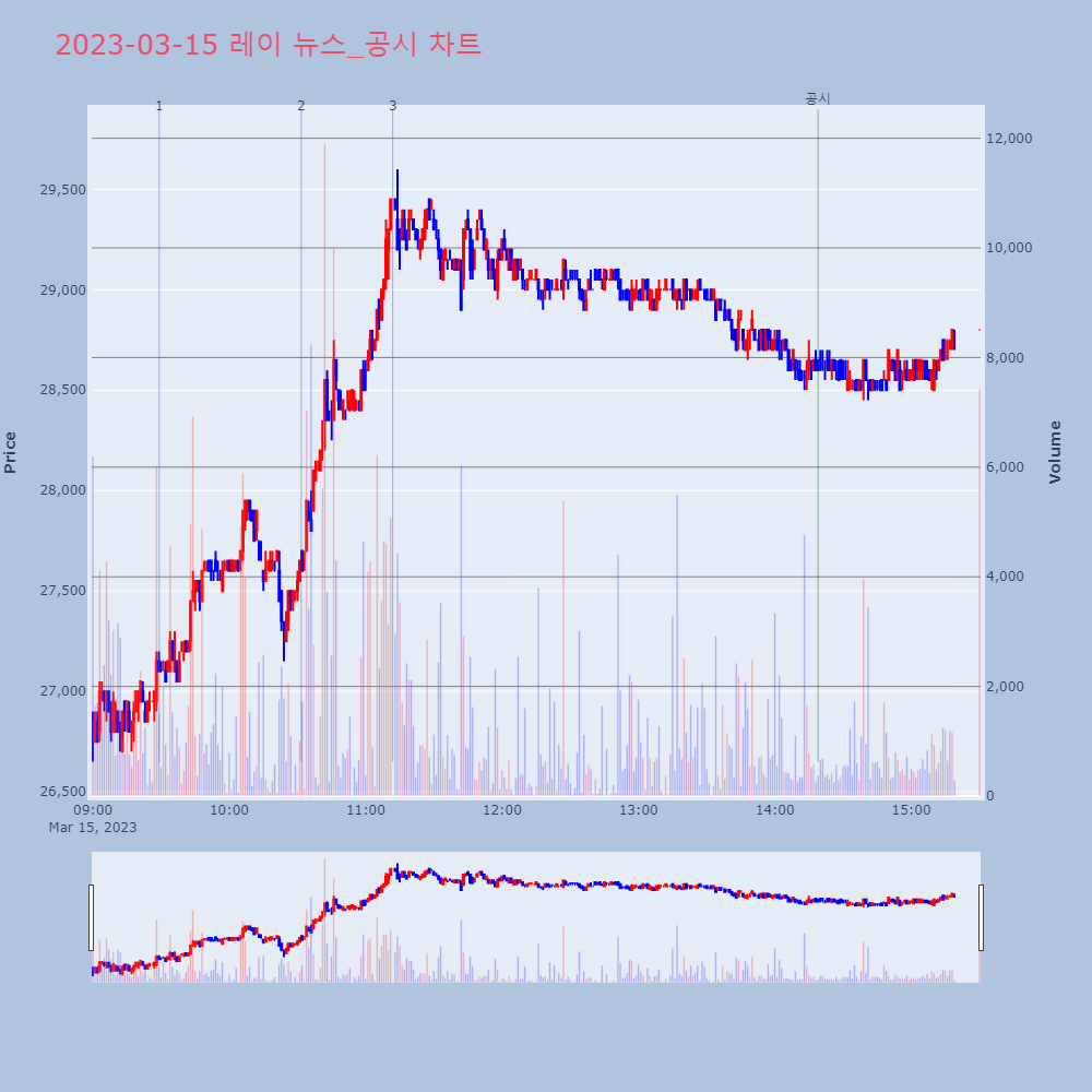 레이_뉴스공시차트