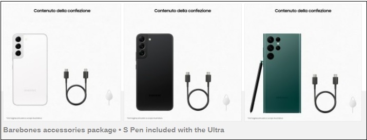 누출된 갤럭시 S22 울트라 등 3종 비교 VIDEO:Leaked images offer head to head comparison of the three Galaxy S22 phones