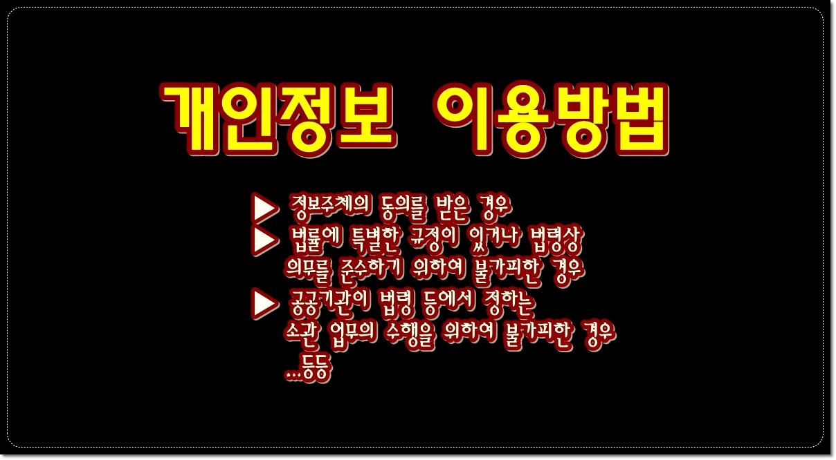 개인정보-수집-이용방법