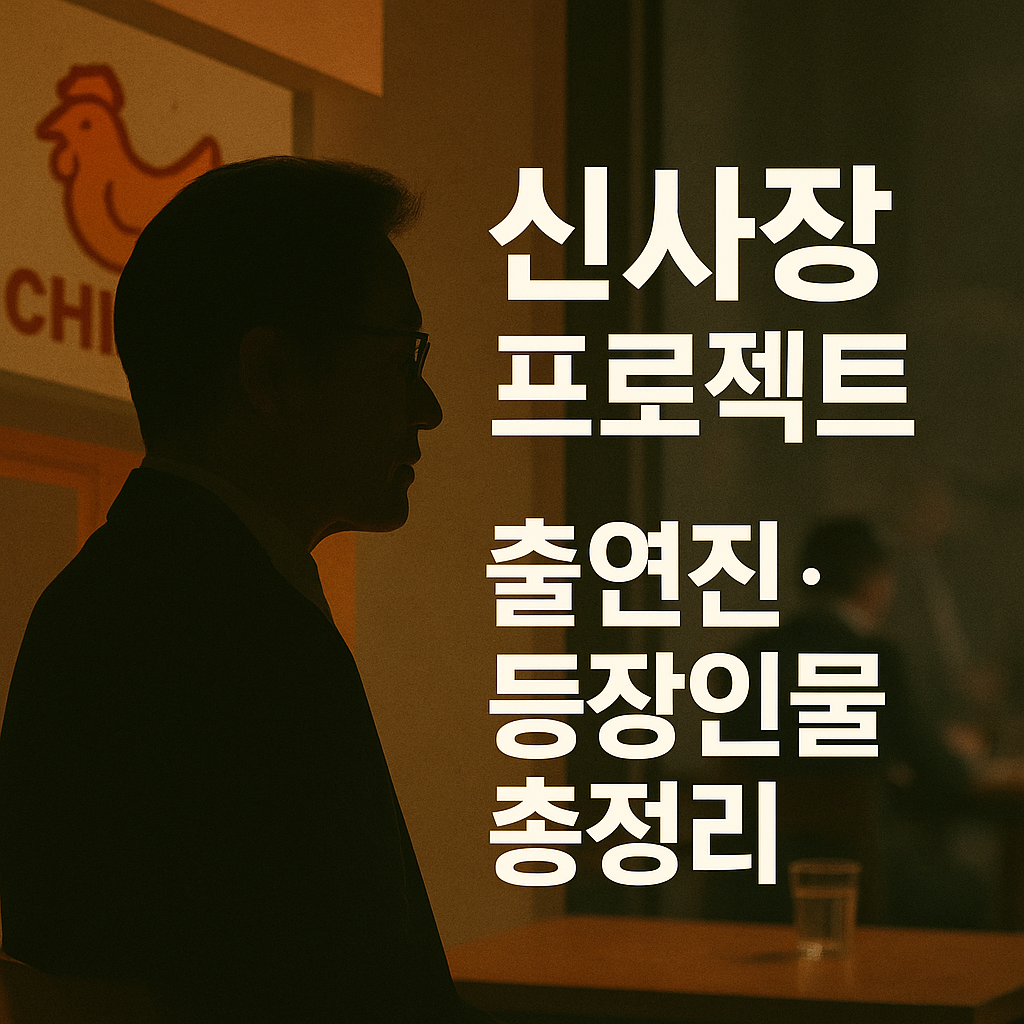 tvN 신사장 프로젝트 등장인물 총정리|출연 배우·역할 한눈에 보기