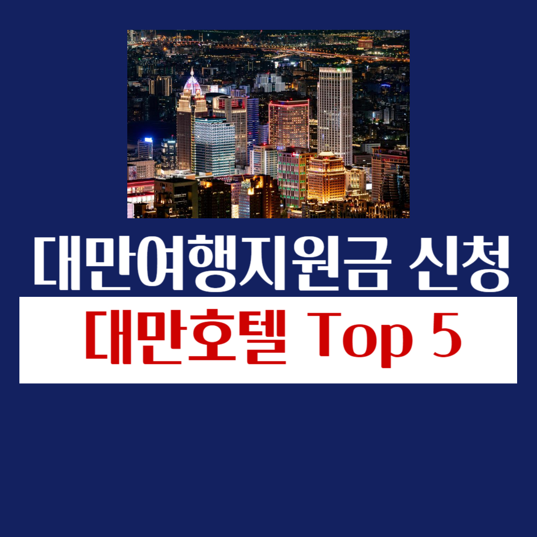 대만 여행 지원금 신청