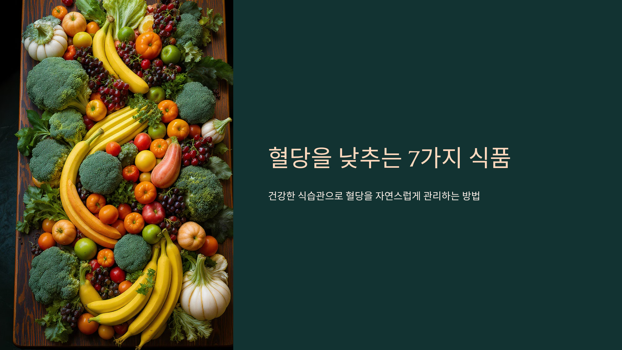 혈당 스파이크 막는 식품 7가지와 먹는 순서